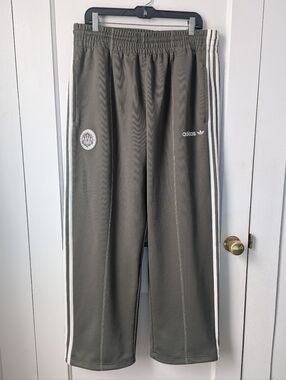 Vintage Adidas x Muhammad Ali Sweatpants Mens Size Large Khaki Green Olive